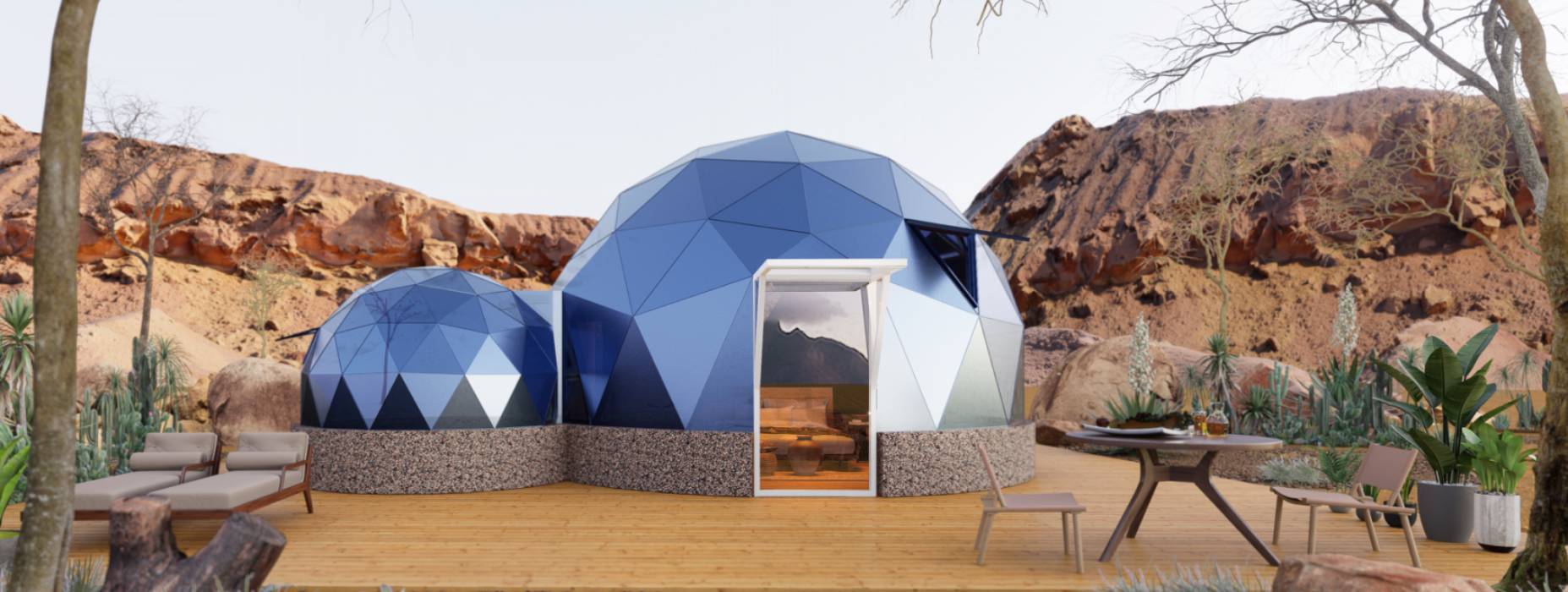 市中区球形智能光伏玻璃星空房